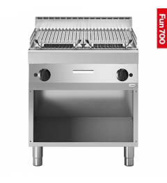 grill pierre de lave |2-zones|