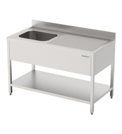 pre-rinse table |120cm|