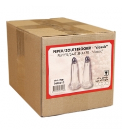 peper / zoutstrooier H.12cm