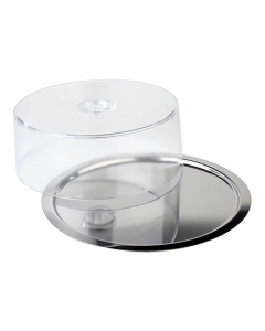 plateau à servir avec cloche Ø38cm