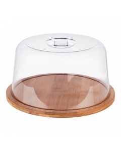 plateau à servir avec cloche Ø25cm