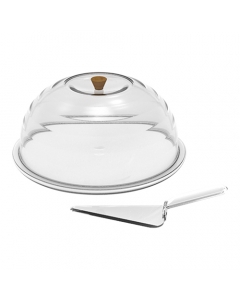 Tortenplatte mit Haube Ø34cm