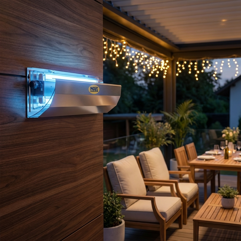 Geen insecten op het terras met MO-EL